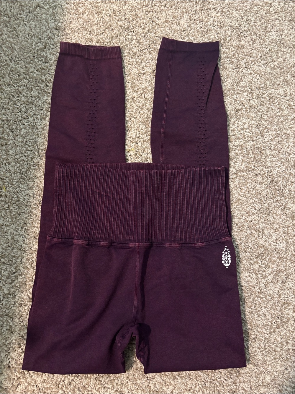 FP Movement by Free People Seamless High-Rise Leggings in Plum